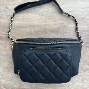 Chanel Business Affinity Caviar Waist Bag